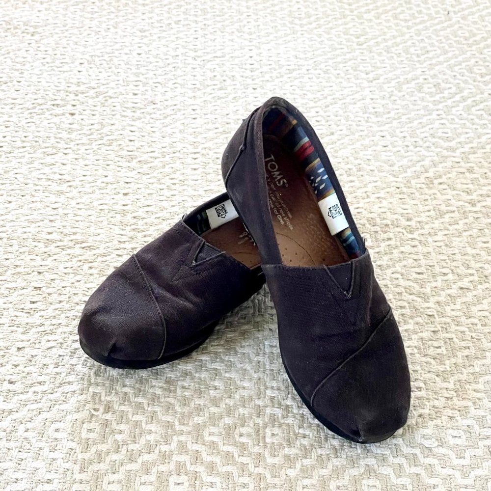 Toms Canvas Flat Black